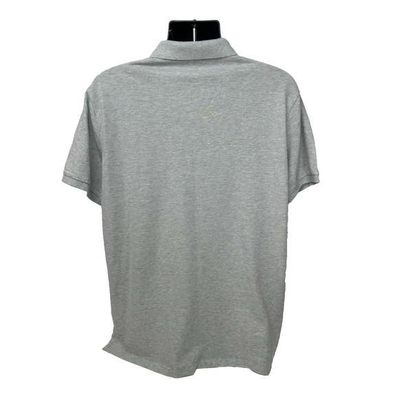 Ralph Lauren Men's Custom Slim Fit Short Sleeve Mesh Polo Gray Heather XL - Picture 2 of 9